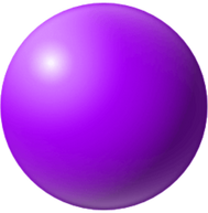 3D Purple Circle