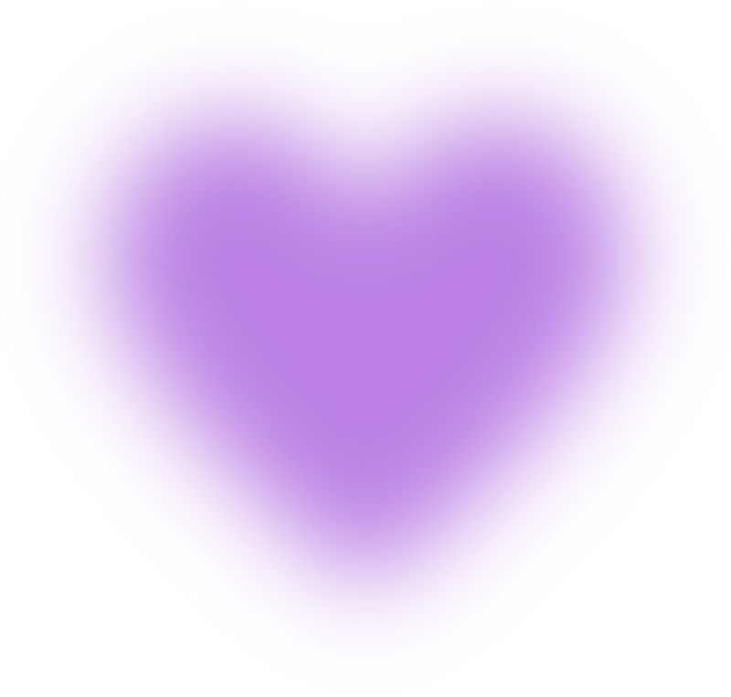 Purple Heart Gradient Blur